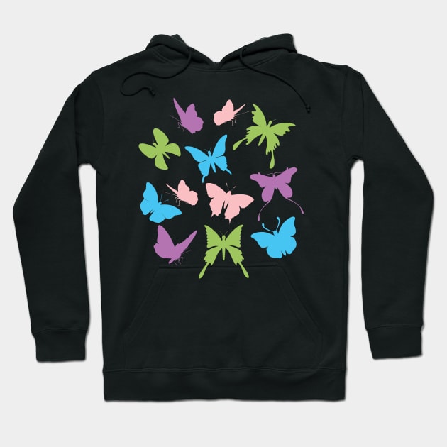 Butterfly Confetti Hoodie by SWON Design